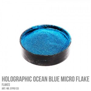 Holographic Ocean Blue Micro Flake