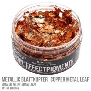 Metallic Blattkupfer Copper Metal Leaf, 5 g